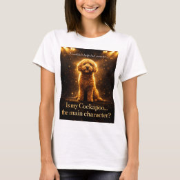 Camisa de Personagem Principal Cockapoo Presente D