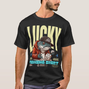 Camisa de pesca da sorte