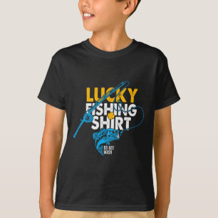 Camisa de Pesca da Sorte Não Lavar Para Um Pescado