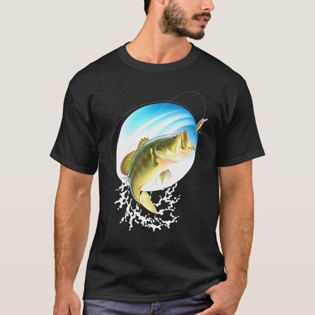 Camisa de Pesca de Anzol para Homens e Mulheres, C (Frente)
