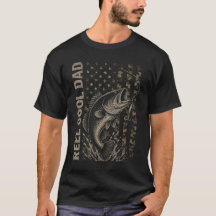 Camisa de pesca do Papai Legal Vintage Bandeira Am