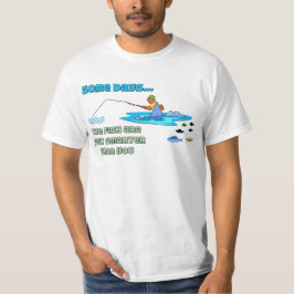 Camisa de Pesca Engraçada Pescar peixe humor é mai