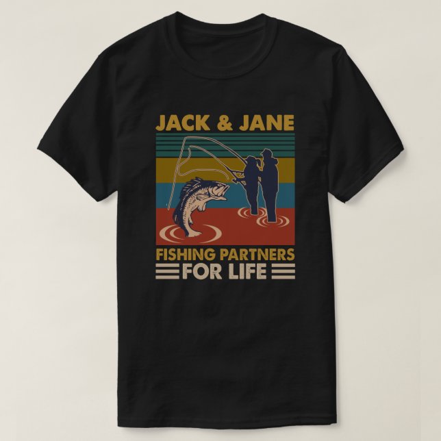 Camisa De Pesca Jack E Jane (Frente do Design)