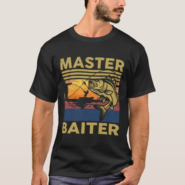 Camisa de Pesca Master Byiter Engraçada Avô Byss P (Frente)