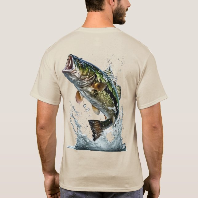 Camisa de Pesca para Ele O homem mito a lenda (Verso)