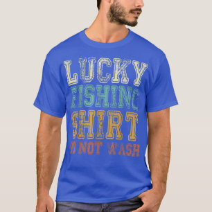 camisa de pesca sortuda não lava pescador