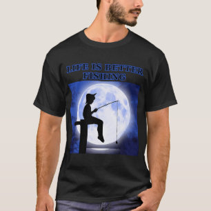 Camisa de Pesca Sortuda Não Lavar