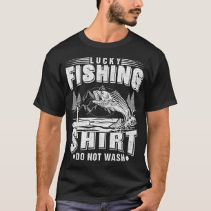 Camisa de Pesca Sortuda Não Lavar