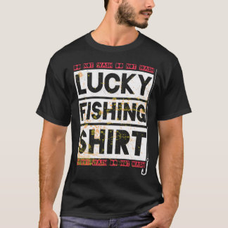 Camisa de Pesca Sortuda Não Lavar
