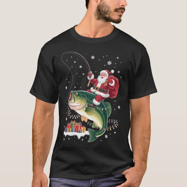 Camisa de Pesca Sortuda Não Lavar Camisa de Pescad (Frente)