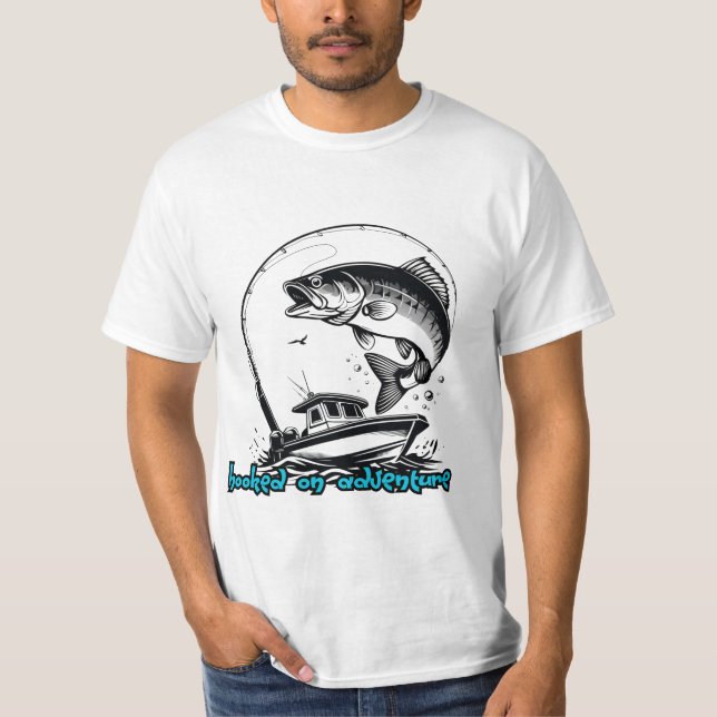 Camisa De Pesca "Viciada Em Aventura" (Frente)
