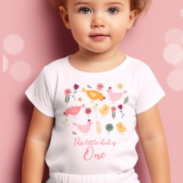 Camisa de Pesseguinho de Páscoa Menina Fazenda 1º 