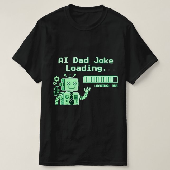 Camisa de Piada de Pai de IA Presente de Pai de Te (Frente do Design)
