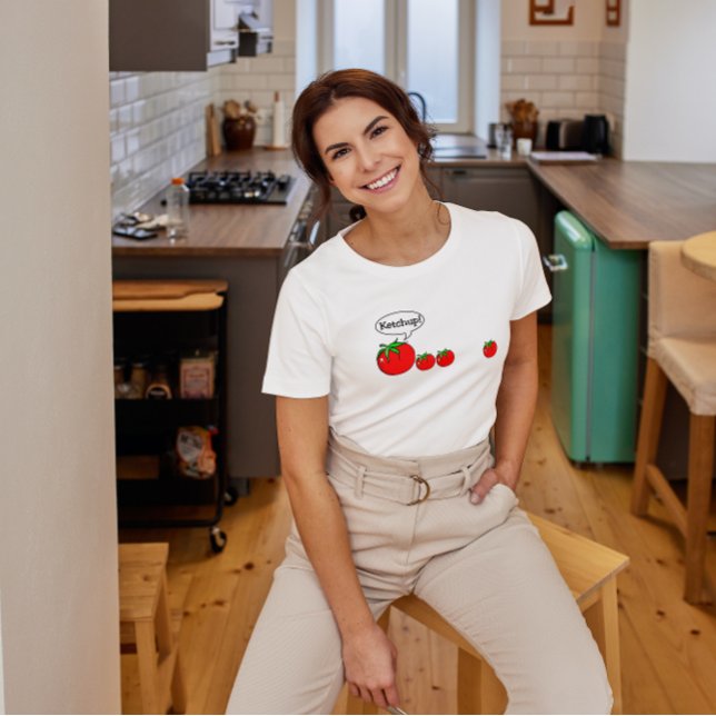 Camisa de Piada do Ketchup Engraçado (Criador carregado)