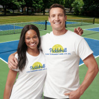 Camisa De Pickleball Personalizada, Cidade, Clube,