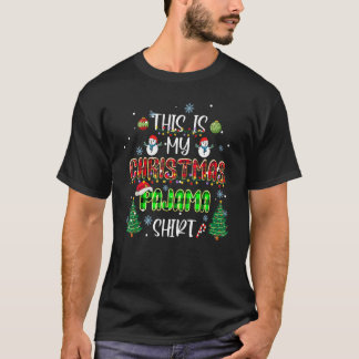 Camisa de pijama de Natal Buffalo Plaid Esta é Min