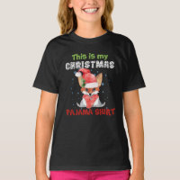Camisa De Pijama De Natal Esta É Minha Camisa De T