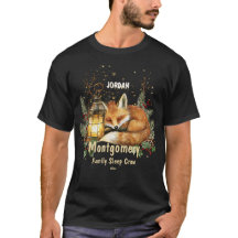 Camisa de Pijama Personalizada para Família – Foxy