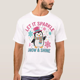 Camisa de Pinguim Snow & Shine – Presente de Natal