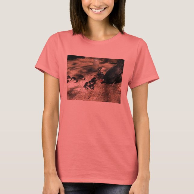 Camisa De Pintinhos De Inhéus E Bebês (Frente)