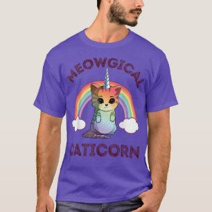 Camisa de Pipoca-do-Catica Gato-do-Unicórnio Rapar