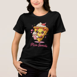 Camisa de Pizza Sweetie Fofa Kawaii Pizza