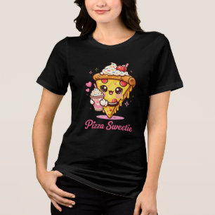 Camisa de Pizza Sweetie Fofa Kawaii Pizza