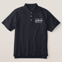 Camisa de polo bordada para camisas Marinhos e pre
