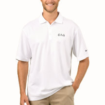 Camisa de Polo Longo Delta do Mens Omega Lambda