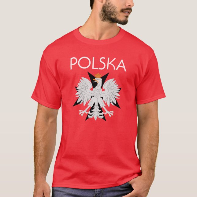 Camisa de Polska Eagle w/cross t (Frente)