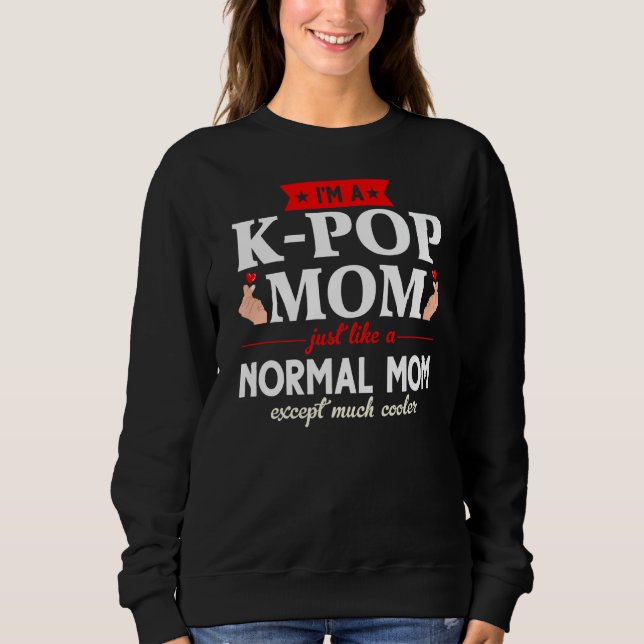 Camisa de Pop, sou uma mãe pop como uma mãe normal (Frente)