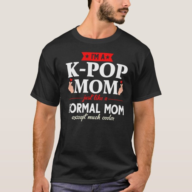 Camisa de Pop, sou uma mãe pop como uma mãe normal (Frente)