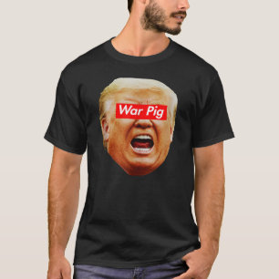 Camisa de Porco de Guerra Trump, Trump Gritando, a