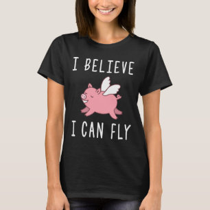Camisa De Porco Voadora Quando Os Porcos Voam Eu A