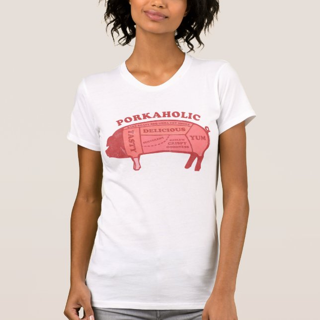 Camisa de Porkaholic (Frente)