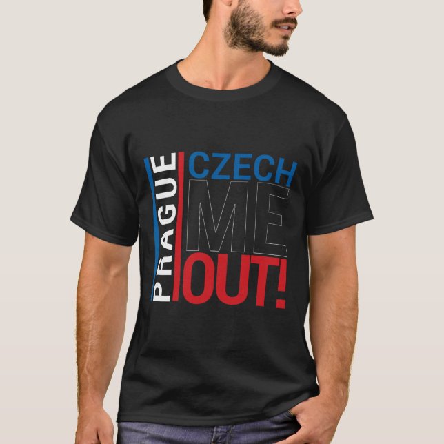 Camisa de Praga Amo Tcheco Me Fora República Tchec (Frente)