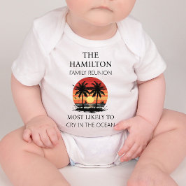 Camisa de praia de Reunião Familiar