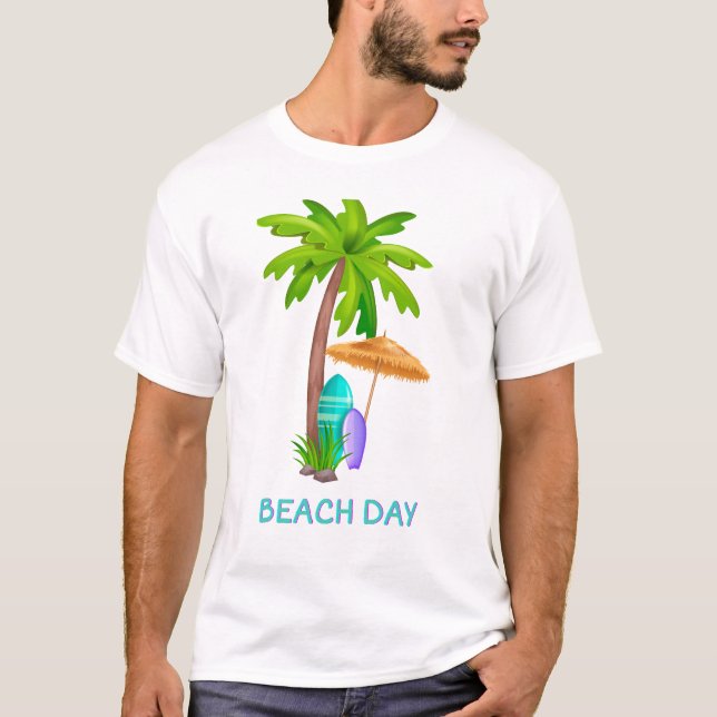 Camisa de praia para verão (Frente)