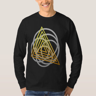 Camisa de Prata Geométrica e Fusão Dourada | Ab Mo