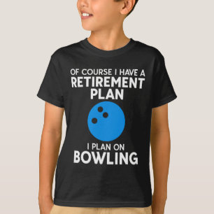 Camisa De Presença De Boliche Engraçada Para Avô O