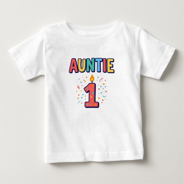 Camisa de Presente de Aniversário da Tia (Frente)