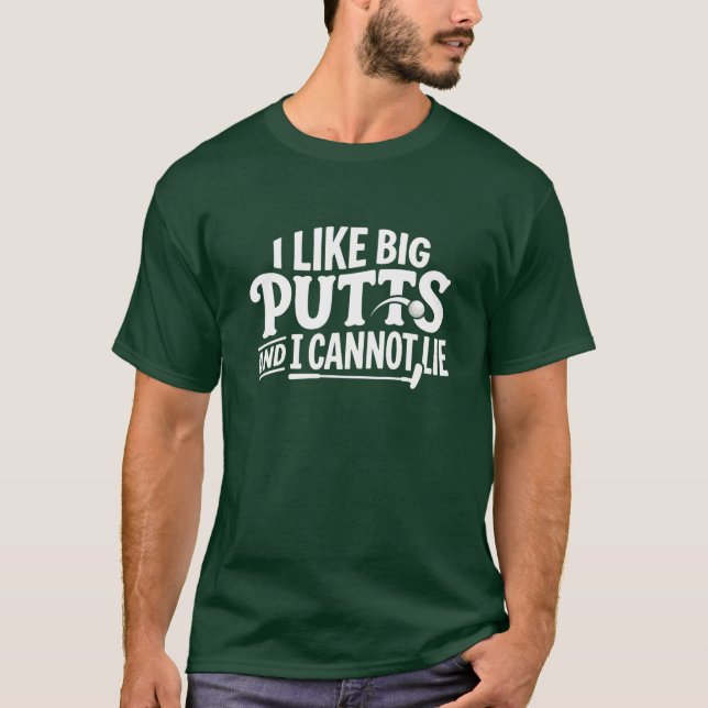 Camisa de Presente de Brincadeira de Golfe Big Put (Frente)