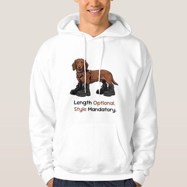 Camisa de Presente de Cachorro Engraçado Dachshund (Frente)