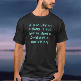 Camisa de Presente de Pescador com Citação de Pesc