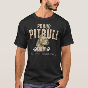 Camisa de Presente para Mãe de Pitbull – Design pa