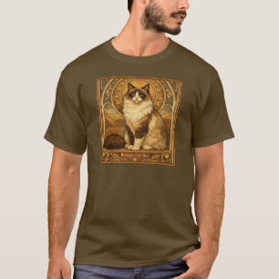 Camisa de Presente para Pai de Gato Ragdoll – Arte