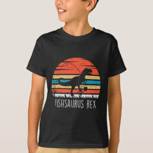Camisa de Presentes de Pesca Para Meninos Fishsaur