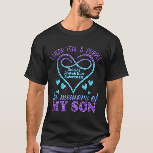 Camisa de Prevenção ao Suicídio, Verde-Turquesa &  (Frente)