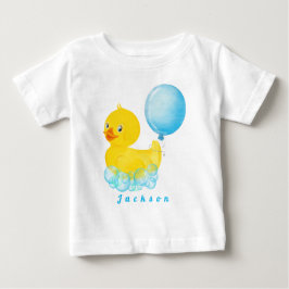 Camisa de Primeiro Aniversário do Menino PATO DE B