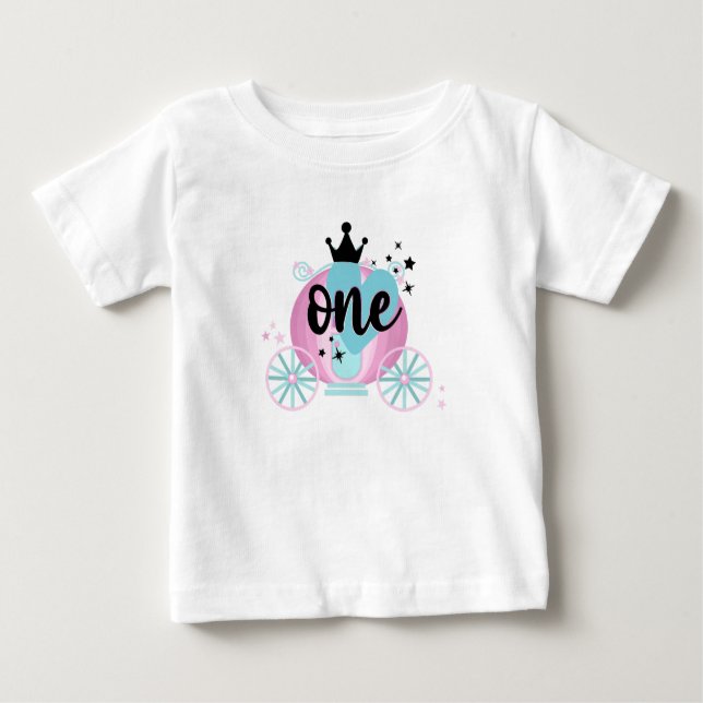 CAMISA DE PRINCESA DE UM ANO (Frente)
